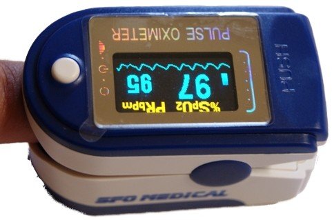 SFO Medical RMO Finger Pulse Oximeter. SpO2 (Oxygen Saturation Level), pulse on OLED display, adult/pediatric FREE SHIPPING, FREE CASE, SFO Medical Pack