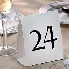 Tischkarten 13 bis 24, Tischnummern Platznummern Hochzeitsfeier