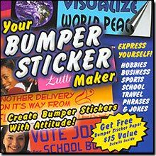 Your Bumper Sticker Maker