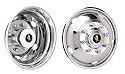 19.5" Stainless Steel Wheel Simulators for 1999-2002 Ford F450 & F550