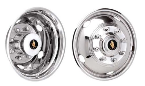 19.5 Stainless Steel Wheel Simulators for 2003-2004 Ford F450 & F550