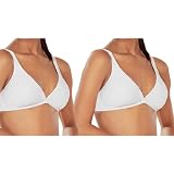 2-Pack! Fruit of the Loom Cotton Stretch, awesome wire-free t-shirt bra