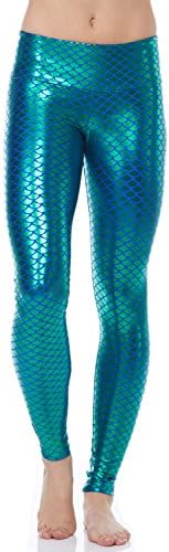 Mermaid Spirit Legging with Scales-Mermaid Spirit-Small (S)