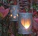 Kitchen & Housewares : 2 heart metal lanterns for t-light candles - great for stocking fillers or wedding decorations