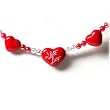 I Love Lucy Heart Garland