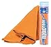 Cooling Towel, Orange, 8inLx30inW, UPF 50+