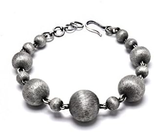 Jewels Of Jaipur Adult Silver Plated Ball Beaded Hook Bracelet Tbr-29