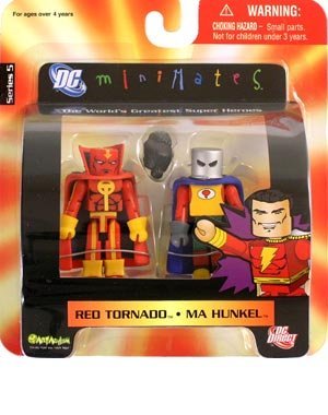  DC Universe MiniMates Wave 5 Red Tornado and Ma Hunkel