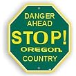 Oregon Ducks Stop Sign