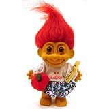 My Lucky A+ TEACHER Troll Doll (Red Hair)