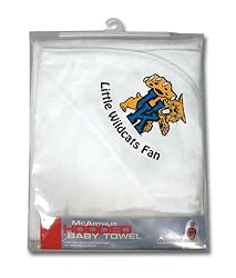 Kentucky Wildcats Hooded Baby Towel (White)