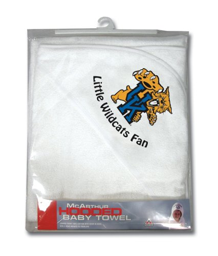 Kentucky Wildcats Hooded Baby Towel (White)