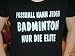 Sports : Fussball kann jeder, Badminton nur die Elite; T-Shirt schwarz