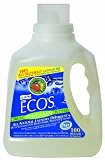 Earth Friendly Products Ecos 2x Liquid Laundry Detergent, Lemongrass, 100-Ounce Bottle (Pack of 2)