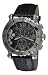 Chopard Women's 288499-3016 L Happy Sport Chronograph Leather Black Dial Watch