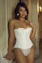 Vollers White Stripe Corset V1905u