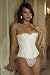Vollers White Stripe Corset