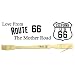 These souvenir backscratchers commemorate the historic Route 66 highway that runs for 2,450 miles through 8 states on its way from Chicago to LA. A great, useful souvenir for any fan of The Mother Road. After all, who hasn't had an itch they can't scratch while on a long road trip? These Bamboo back scratchers are cut from mature Moso bamboo, and are very strong and sturdy. The handle is a comfortable hand filling 1 1/2" wide, not a skinny stick like you'll find on other back scratchers. The handles are also stiff, so the back scratcher won't bend away from your back when you're trying to scratch hard. Each is hand made, no two are identical. Our backscratchers are the best and last backscratchers you'll ever have to buy. That is, unless your friends and family like yours so much that they borrow yours. The design is simple but effective and very sturdy. In fact, if you ever manage to break one of these scratchers, we'll send you a free replacement as long as you cover the shipping charges. That's our no questions asked lifetime guarantee.