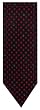 Men's Givenchy Neck Tie Necktie Made in Italy 100% Silk Navy and Red Blend