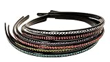 France Luxe 1/4 Headband with Single Row Swarovski