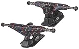 Grind King Mid (Set of 2) Skateboard Trucks - 5.0 Inch - LV Hanger / Silver Base