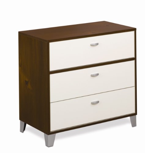 Topolino 3-Drawer Chest - Truffle/ Ivory