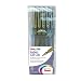Pentel Hybrid Grip Gel Pen in Wallet of 6 Pieces - Gold, Silver, White