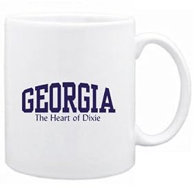 STATE NICKNAME Georgia Etats Tasse (Blanc, C�ramique, 325 ml)