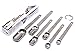 Set of 6 Professional 18/8 Stainless Steel Measuring Spoons | Engraved U.S & Metric Sizes | Teaspoons & Tablespoons for Baking & Cooking | Narrow & Stackable Design | Fits Small Jars By L&N Kitchen