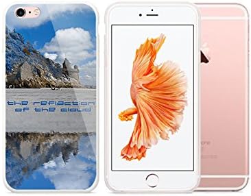 Smosse Apple Iphone 6S Plus case universal personalized popular designed TPU casees iphone 6S Plus/ 6 Plus-famous buildings, well known saying and poetry- the reflaction of the cloud