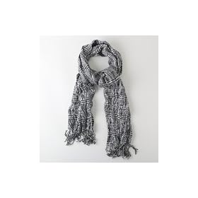 VurtBlack&WhiteWeaveScarf