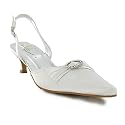W41 Ladies Ivory Bridesmaid Bridal Wedding Shoes Sz 4-8