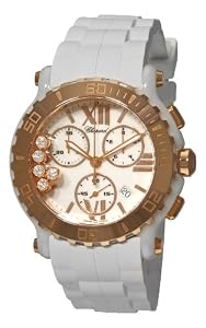 Chopard women's 288515-9001 Happy Sport Round Rose Gold Chronograph Watch by MUSIC TRADE