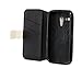 Intelligent Wallet Case for Motorola Moto G - White/Black