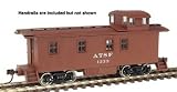 Walthers - Gold Line Santa Fe 1300-Series Wood Caboose HO - Ready to Run