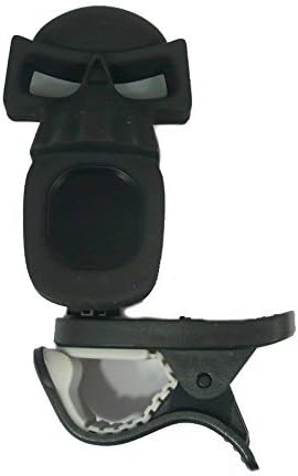 Swiff Black Skull Cartoon Style Clip on Digital Chromatic Guitar Ukulele C/d Bass Violin Tuner