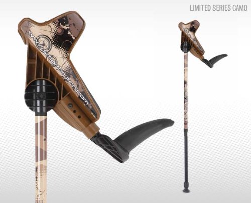 SMARTCRUTCH Adjustable Forearm Crutches (Camo) - 1 Pair / Adult 5'0