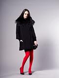 Fur Collar Black Coats by Tara Jarmon