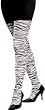 White Zebra Stockings - Womens Std.