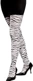 White Zebra Stockings - Womens Std.