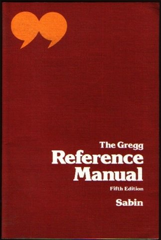 The Gregg Reference Manual, 5th ed