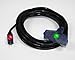 50-Foot 12-Gauge SJTW Pro Glo Lighted Outdoor 3-Way Extension Cord w/Ground Monitoring, Black