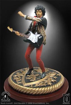 Knucklebonz - Rock Iconz statuette Jimi Hendrix Color Version 25 cm