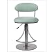 Hillsdale Furniture - Venus Adjustable Swivel Bar Stool - Atmosphere Faux Suede
