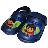 Go Diego Go Boys 5-10 Navy Clogs