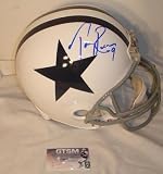 Tony Romo Autographed/Hand Signed Cowboys Thanksgiving day Full Size Deluxe Replica Football Helmet