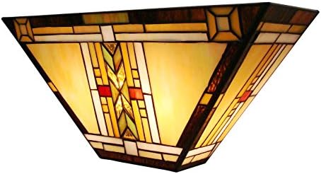 Fine Art Lighting MW1683 131 Glass Cuts Tiffany Wall Sconce, 16 x 7.5 x 5