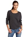 AG Adriano Goldschmied Women's Double Cuff Cropped Pullover Shirt