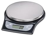 Salter 11 Pound Aquatronic Scale with Black Top, Silver