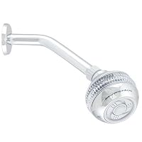 SM-423CG, Waterpik 4 Setting Fixed Original Powerspray Shower Head with Massage - Chrome